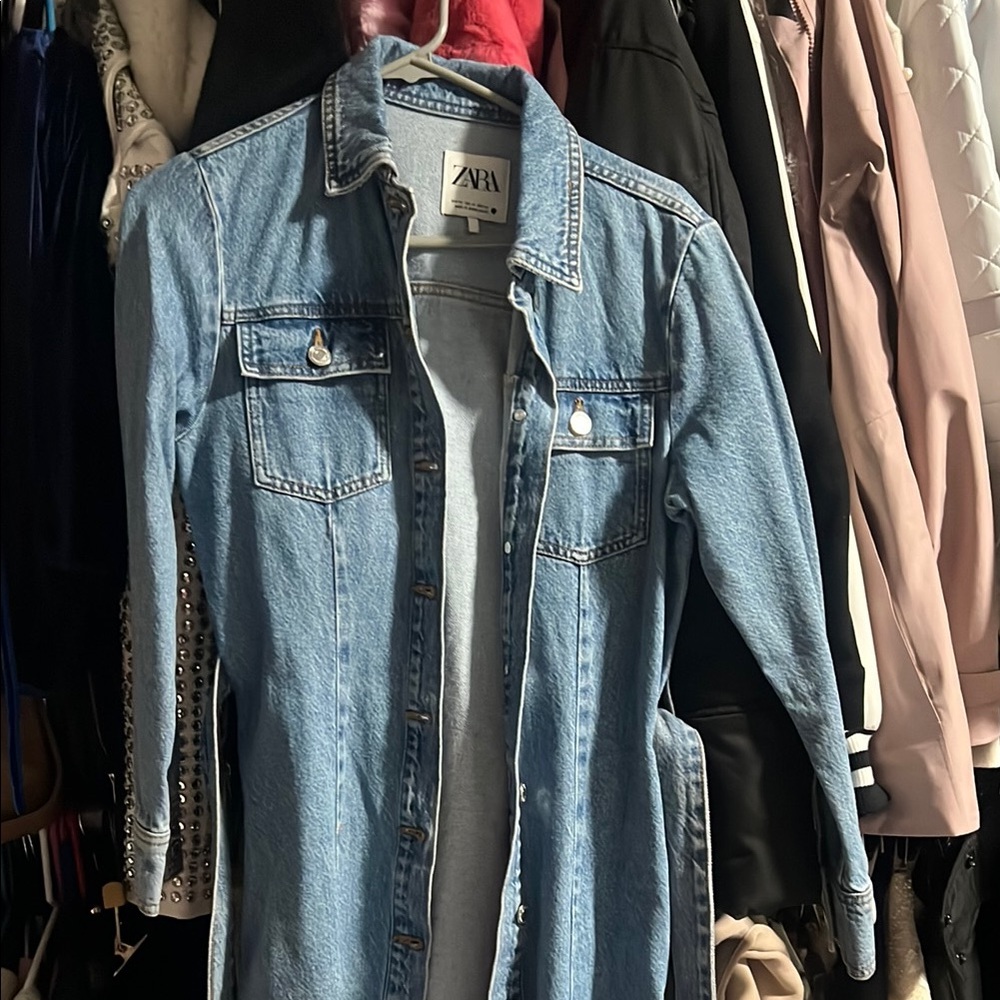 Zara Blue Denim Jacket